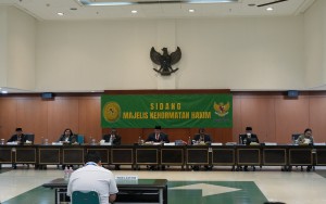 Sidang Majelis Kehormatan Hakim: Hakim Yustisial MNHP Dijatuhi Sanksi Nonpalu