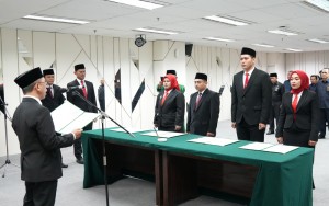 Lantik Pejabat Pengawas, Kepala Bawas MA-RI: Integritas dan Kompetensi Harus Berjalan Beriringan