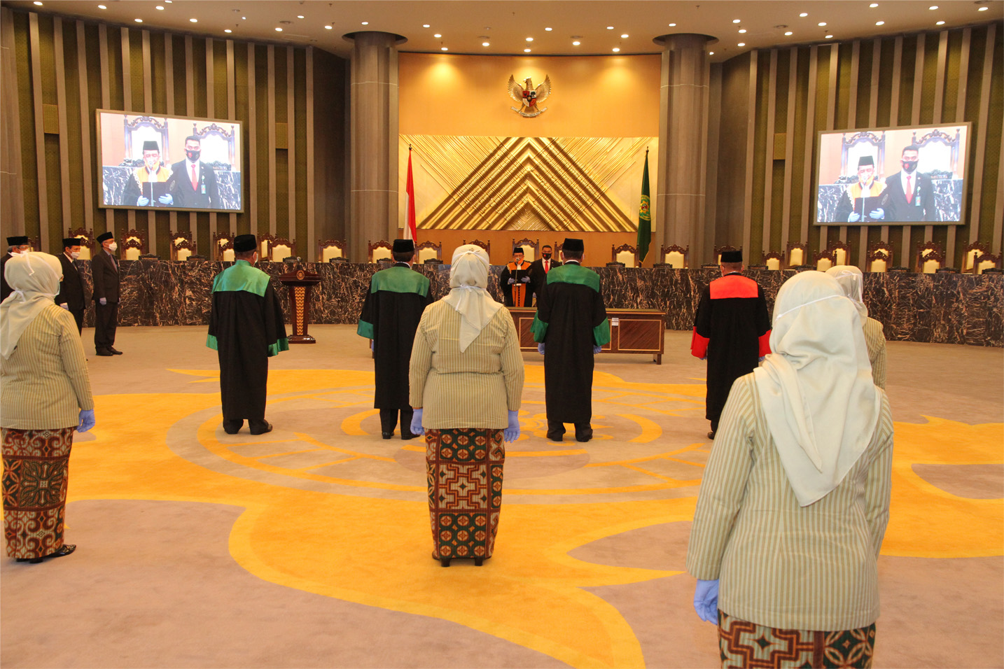 Pengambilan Sumpah Jabatan & Pelantikan Ketua Pengadilan Tingkat Banding dan Kepala Badan Pengawasan Mahkamah Agung RI