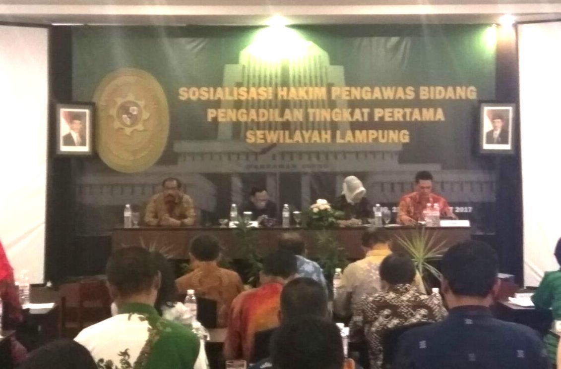 Soisialisasi Hakim Pengawas Bidang