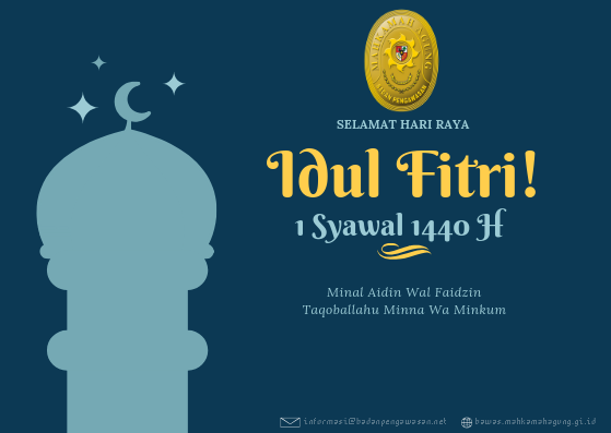 Selamat Hari Raya Idul Fitri 1 Syawal 1440H